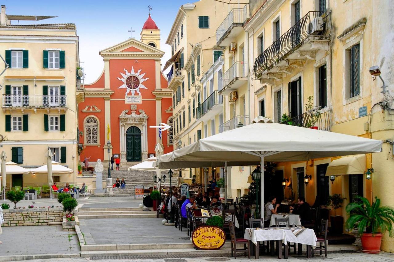 Apartamento Corfu Cathedral Studio Exterior foto